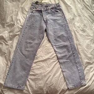 Urban outfitters remade acid wash crossover jeans